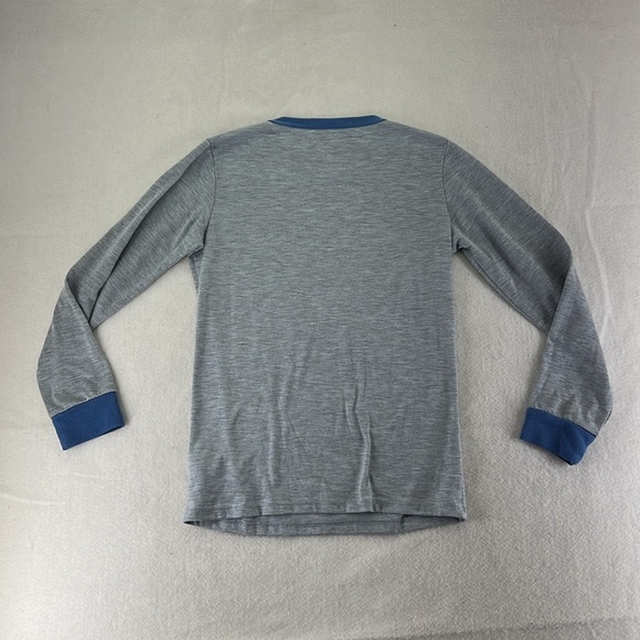 Eddie Bauer Long Sleeve Shirt Gray Kids Boys Girls Size S 7 8 Get Outside - Picture 7 of 8